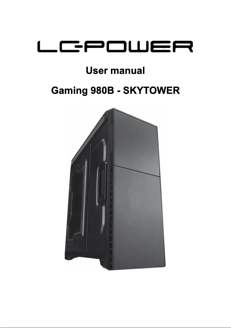 First page image of the manual for Gaming 980B