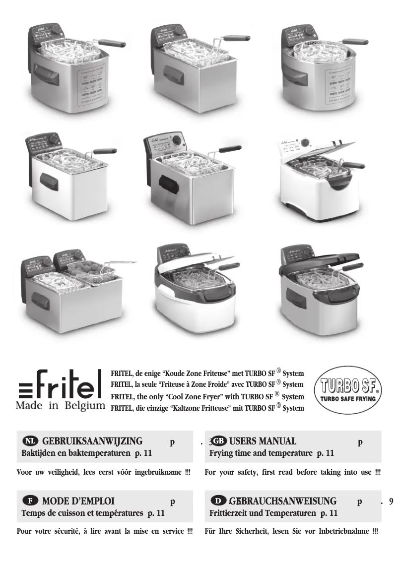 Page 1 de la notice Manuel utilisateur Fritel TSF 2374