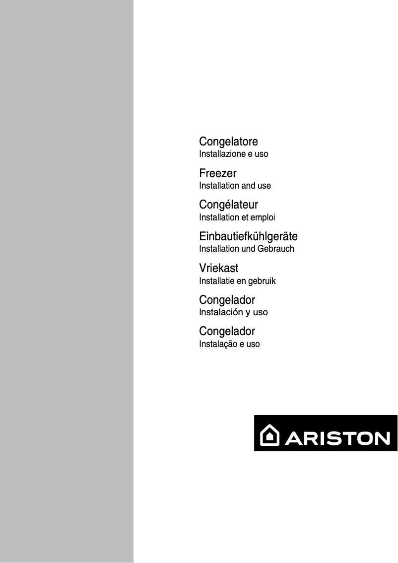 Page 1 de la notice Manuel utilisateur Hotpoint Ariston BFS 121