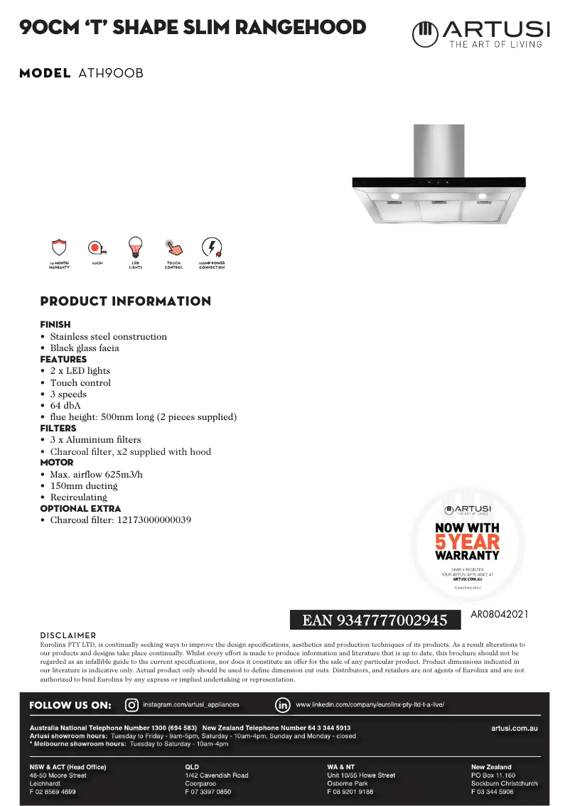 Image de la première page du manuel de l'appareil ATH900B