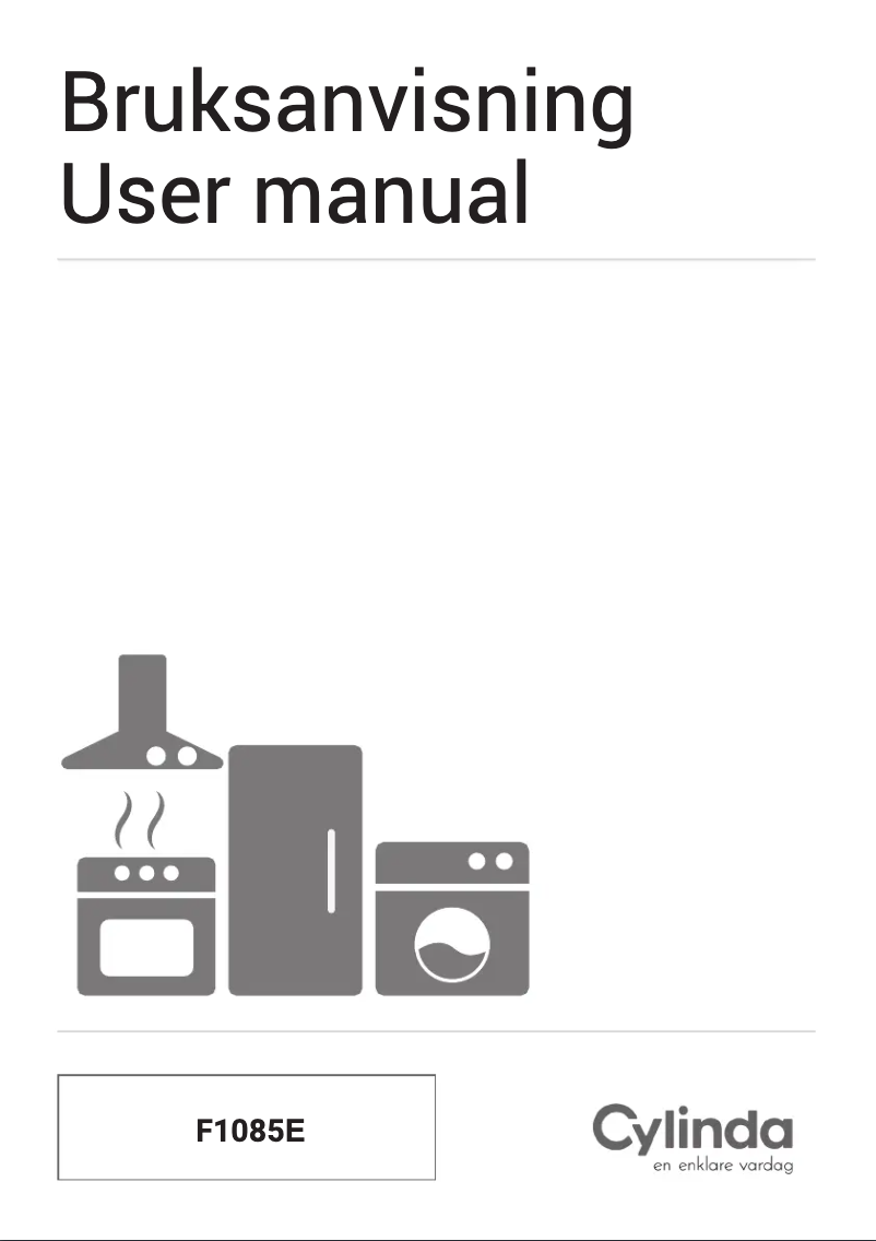 Image de la première page du manuel de l'appareil F1085E