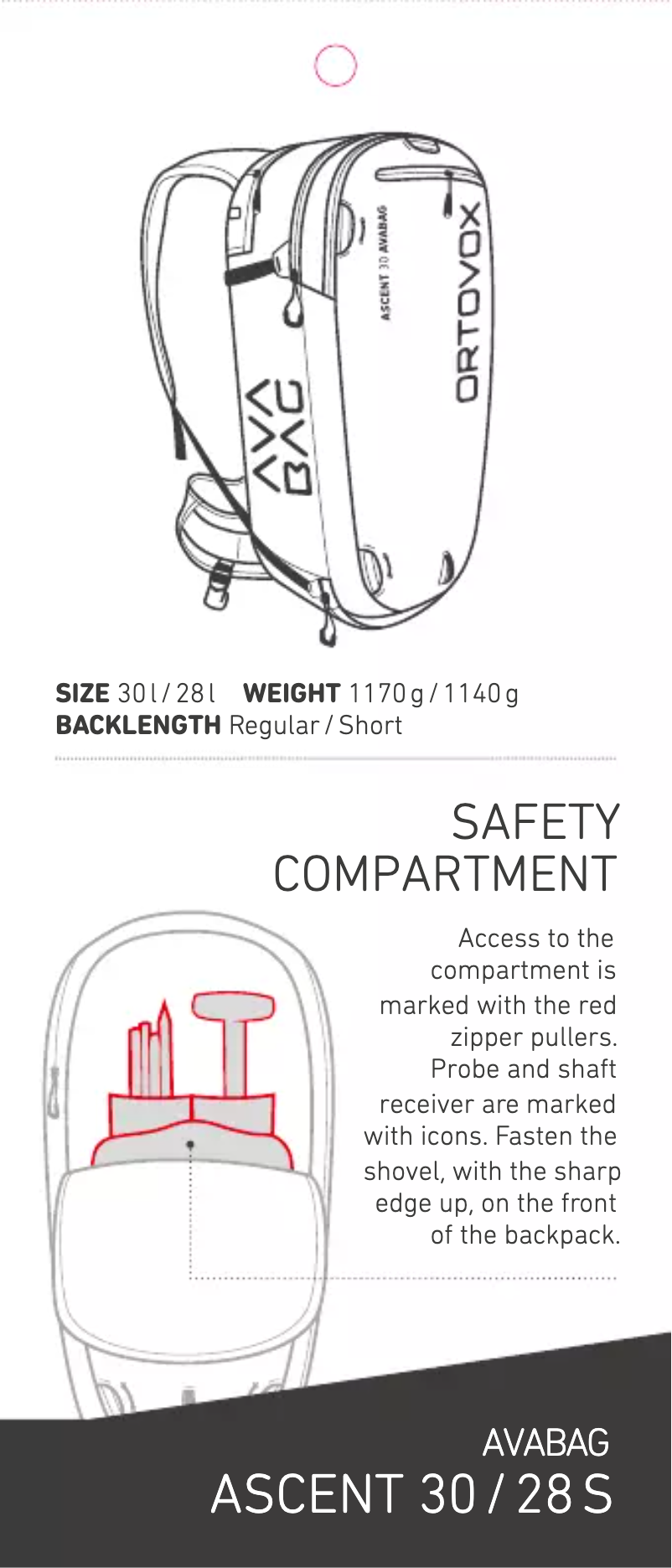 Image de la première page du manuel de l'appareil Ascent 30
