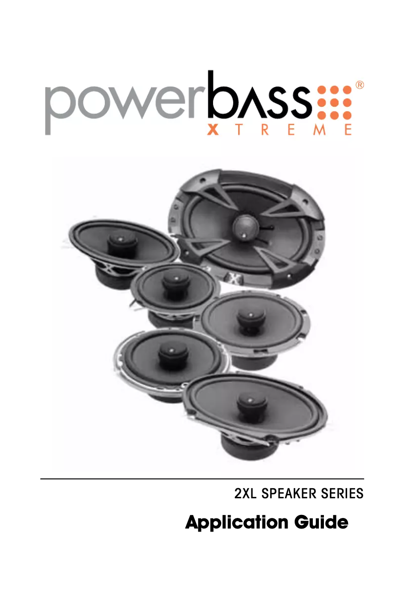 Page 1 de la notice Manuel utilisateur PowerBass 2XL-6902