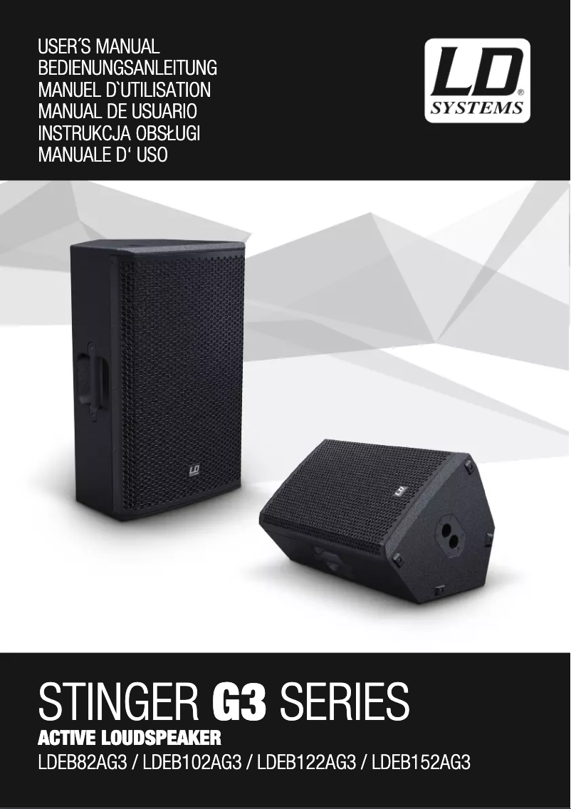 Page n°1 - Manuel utilisateur LD Systems Stinger 12A G3