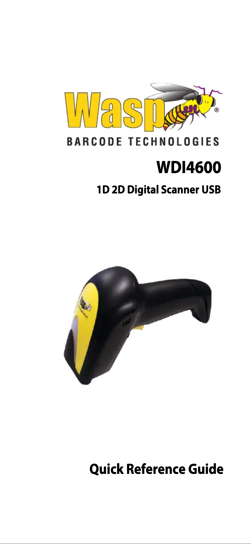 Page 1 de la notice Manuel utilisateur Wasp WDI4600