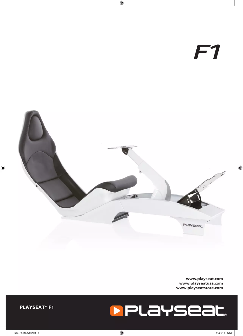 Página 1 del manual Manual de usuario Playseat F1