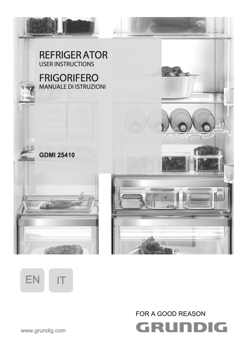 Page 1 de la notice Manuel utilisateur Grundig GDMI 25410