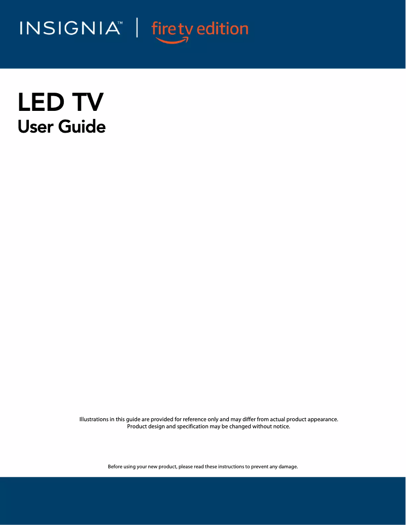 Page n°1 - Manuel utilisateur Insignia NS-24DF311SE21