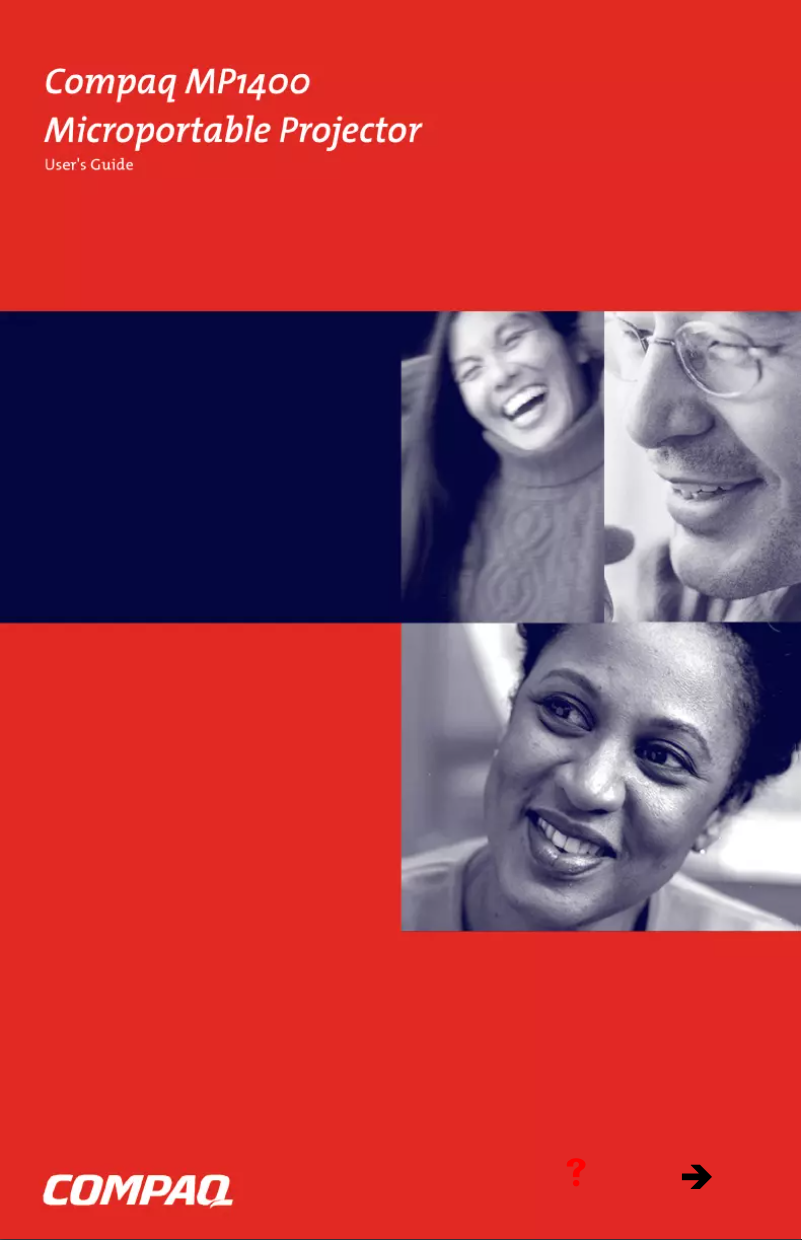 Page 1 de la notice Manuel utilisateur Compaq MP1400