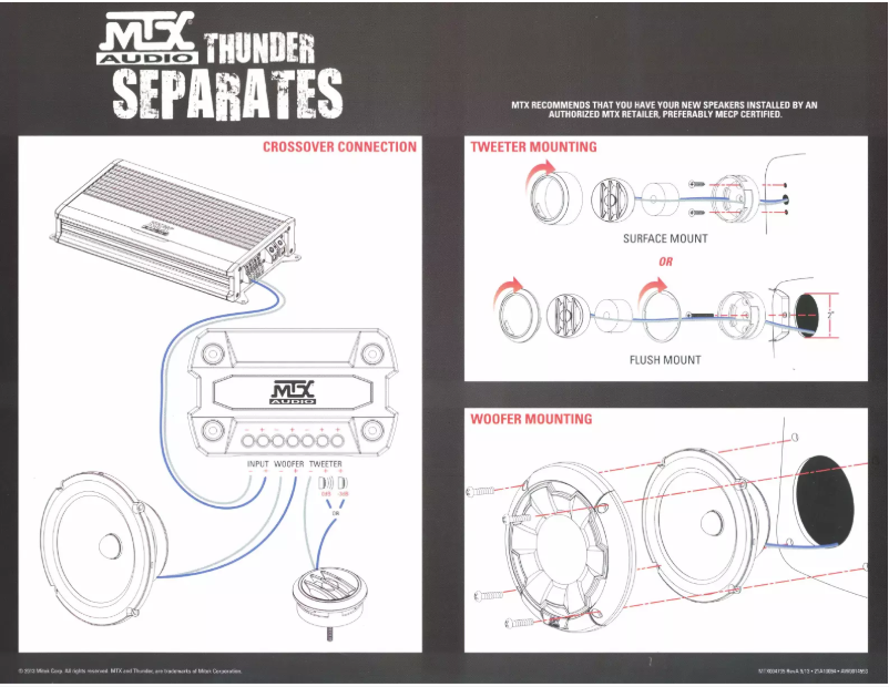 Página 1 del manual Manual de usuario MTX Audio Thunder 681