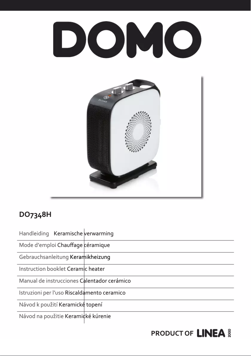 Page 1 de la notice Manuel utilisateur Domo DO7348H