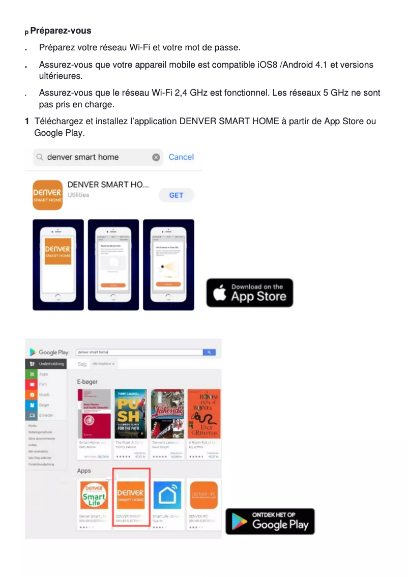 Page 1 de la notice Manuel utilisateur Denver IOC-221