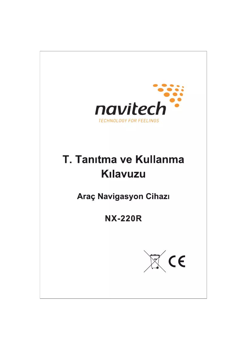 Page n°1 - Manuel utilisateur Navitech NX-220R