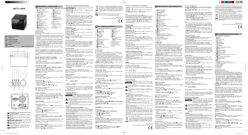 Page n°1 - Manuel utilisateur Muse M-187 CR