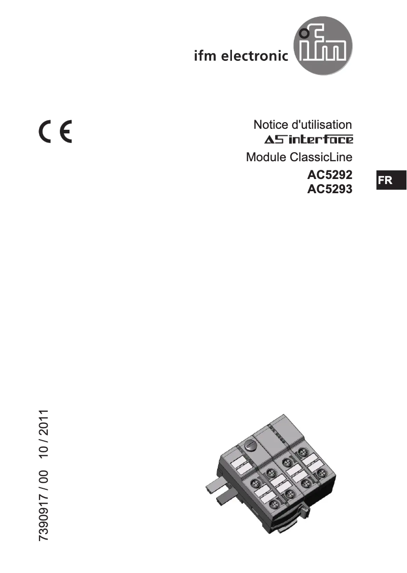 Image de la première page du manuel de l'appareil AC5293