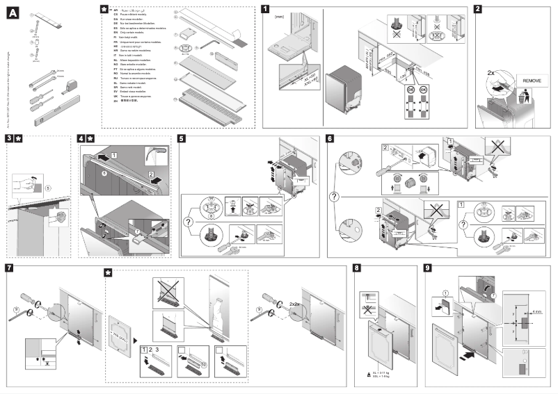 Page n°1 - Manuel utilisateur Asko D5534