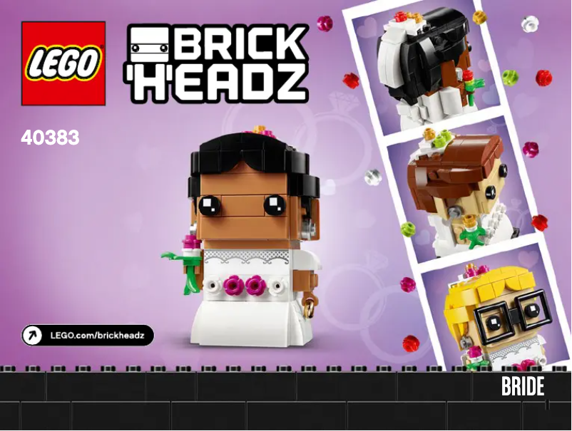 Page 1 de la notice Manuel utilisateur Lego Brickheadz 40383
