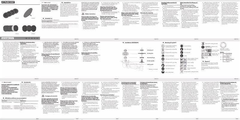 Page 1 de la notice Manuel utilisateur Parkside PWZS 2 A1