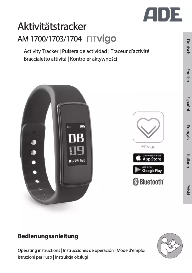 Page 1 de la notice Manuel utilisateur ADE AM 1704