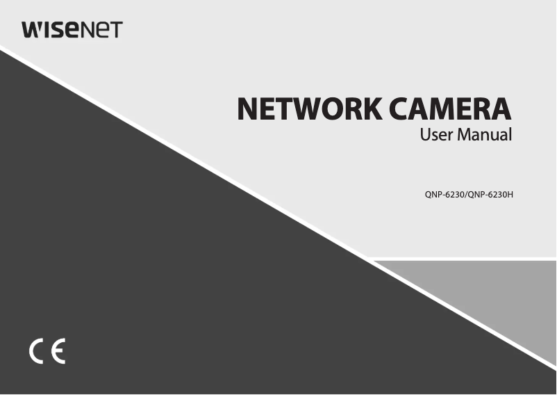 Page 1 de la notice Manuel utilisateur Wisenet QNP-6230