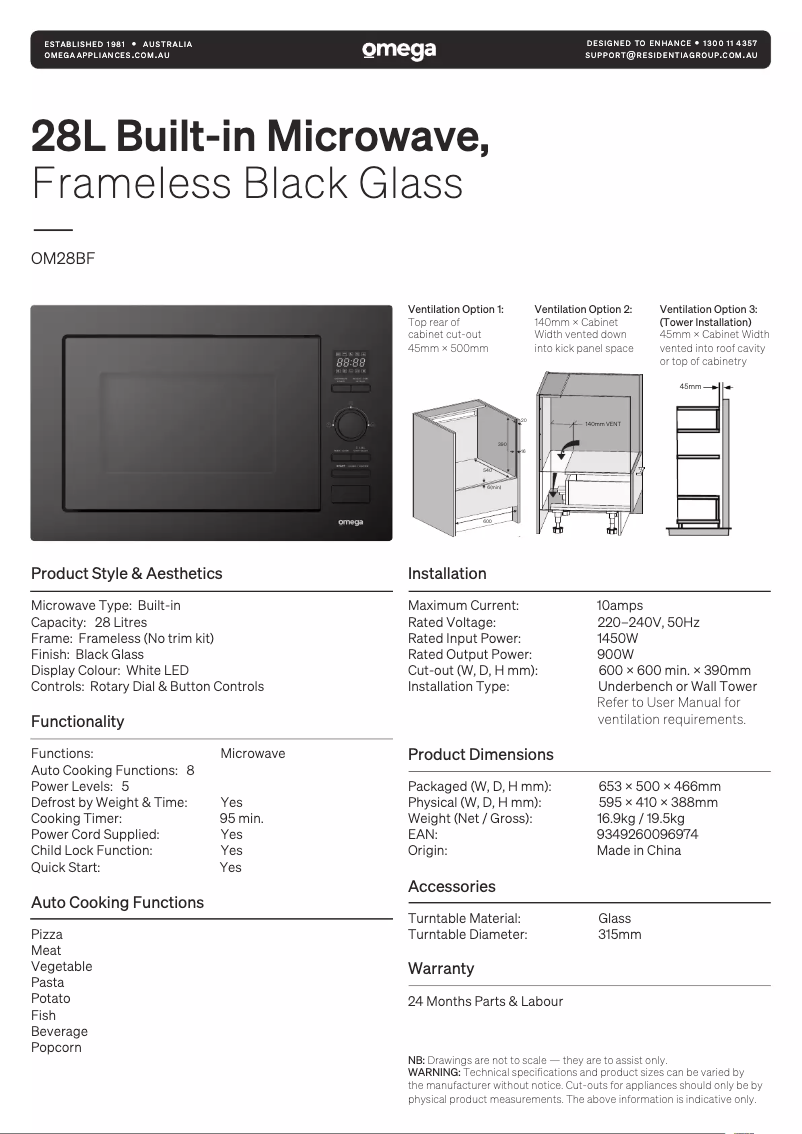 Image de la première page du manuel de l'appareil OM28BF