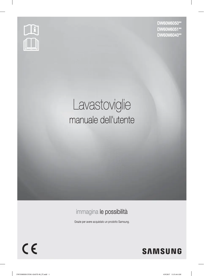 Page n°1 - Manuel utilisateur Samsung DW60M6040FS