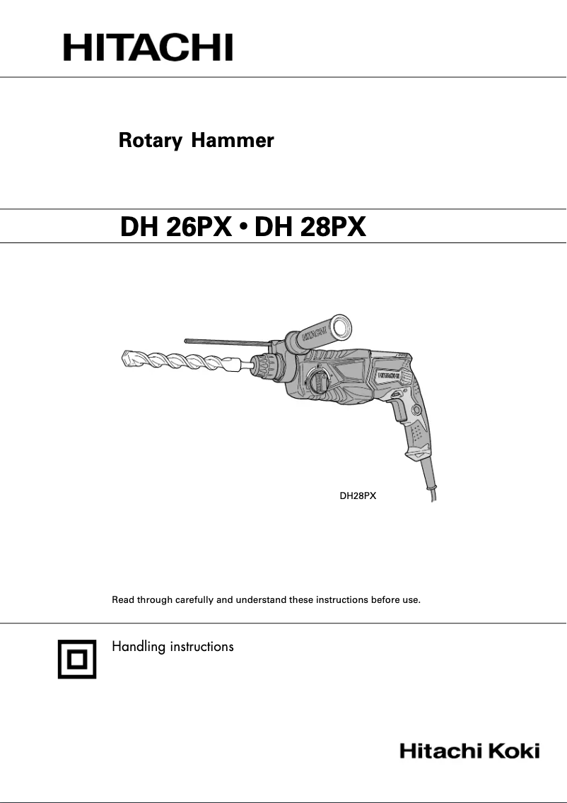 Image de la première page du manuel de l'appareil DH 26PX
