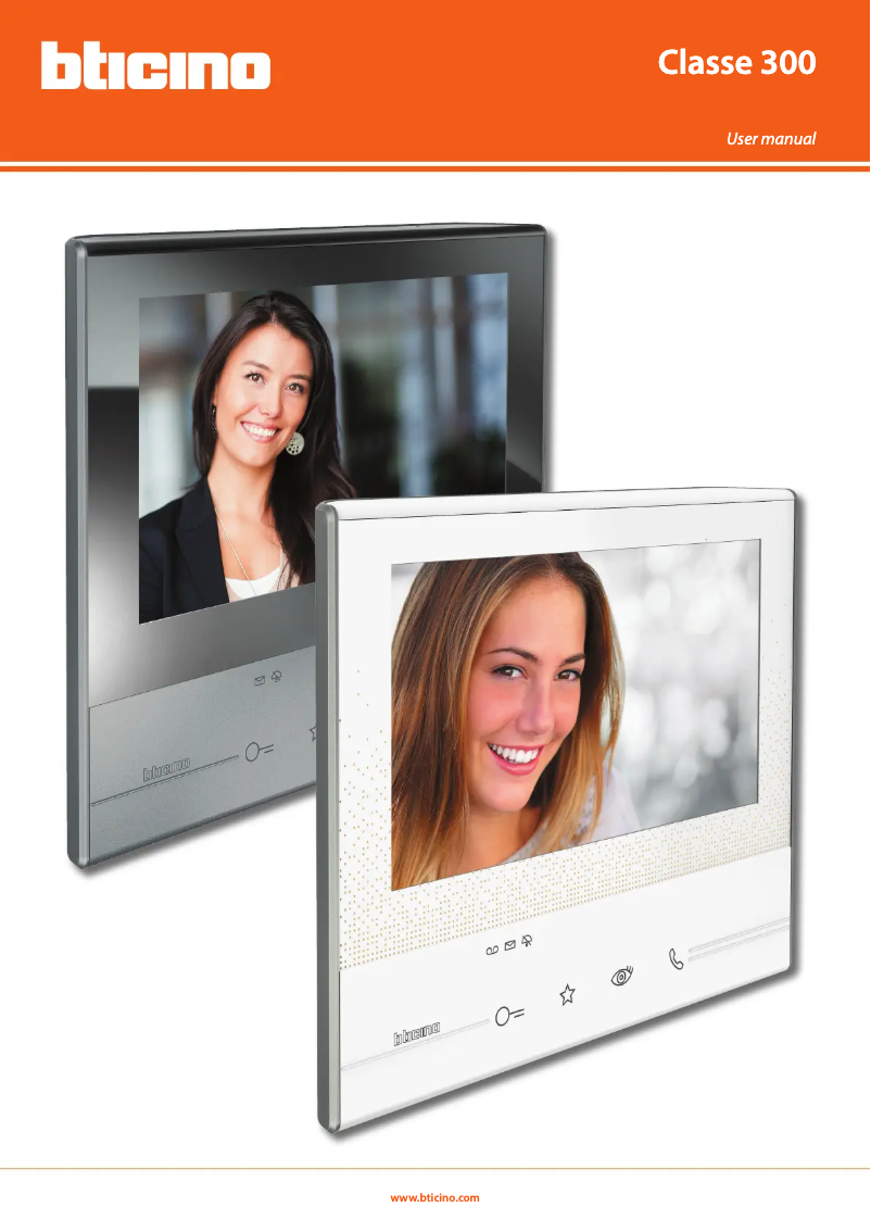 Page 1 de la notice Manuel utilisateur BTicino Classe 300