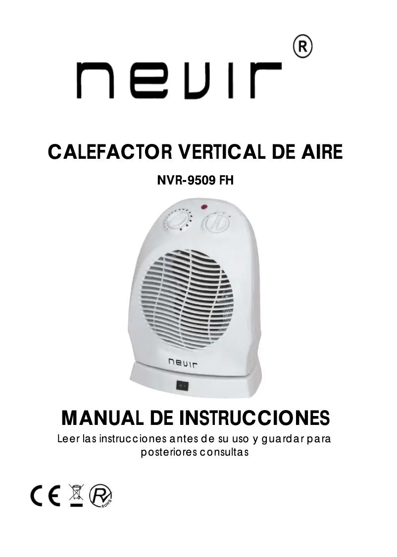 Page n°1 - Manuel utilisateur Nevir NVR-BF30-O