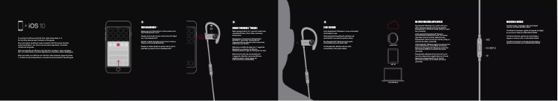 Page 1 de la notice Manuel utilisateur Beats Powerbeats 3