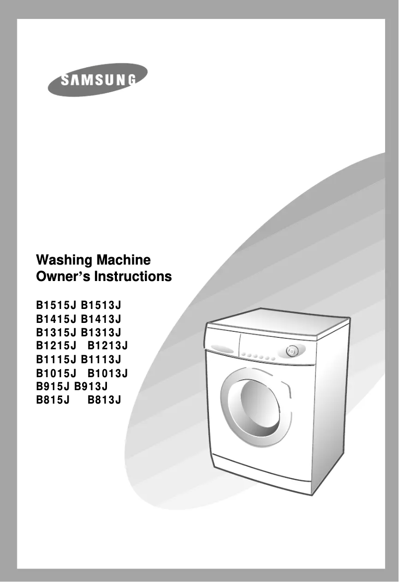 Page n°1 - Manuel utilisateur Samsung B1513J
