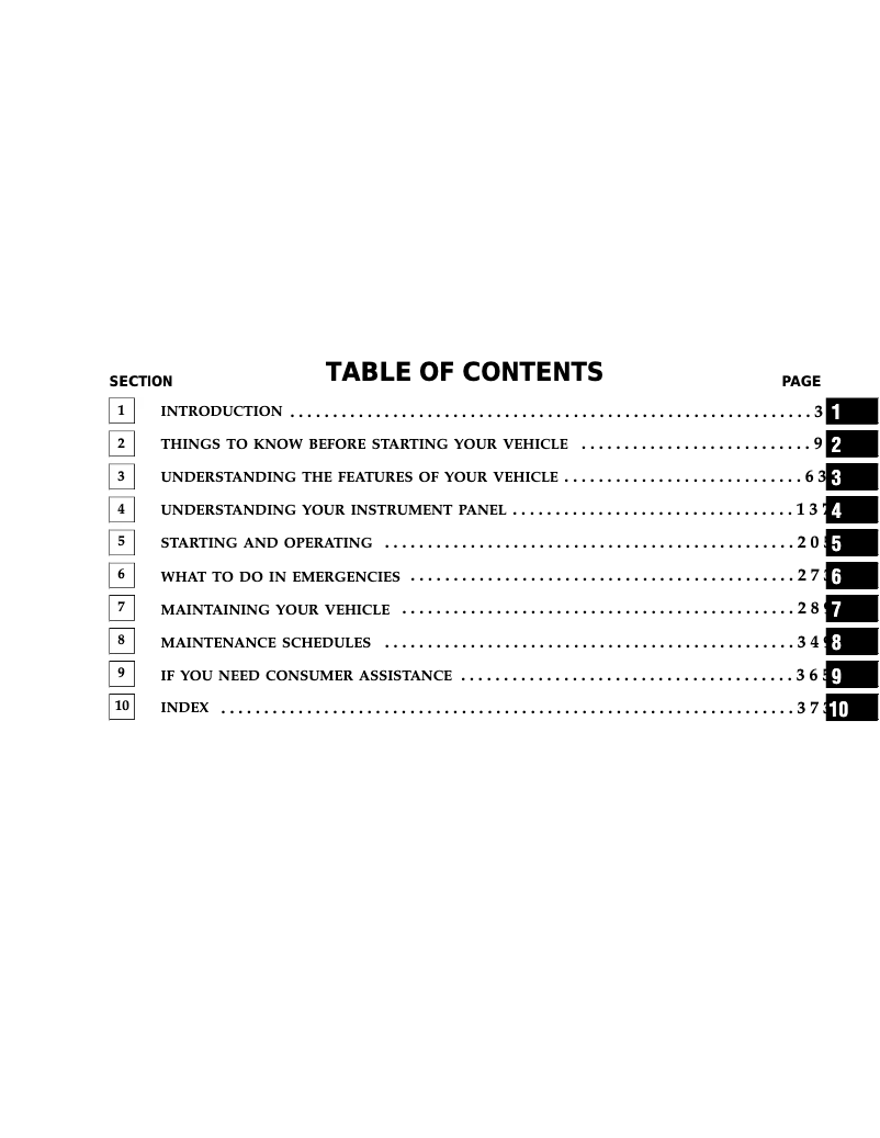 Page 1 de la notice Manuel utilisateur Chrysler 300 (2006)