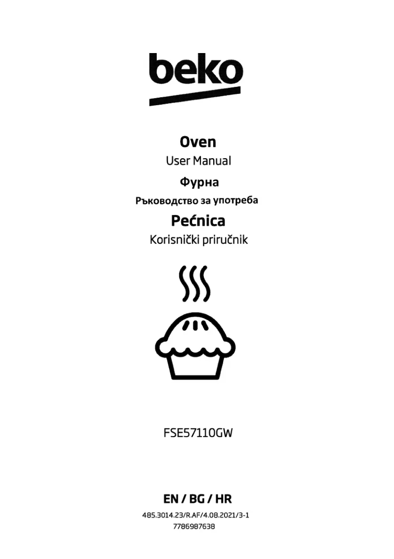Page 1 de la notice Manuel utilisateur Beko FSE57110GW