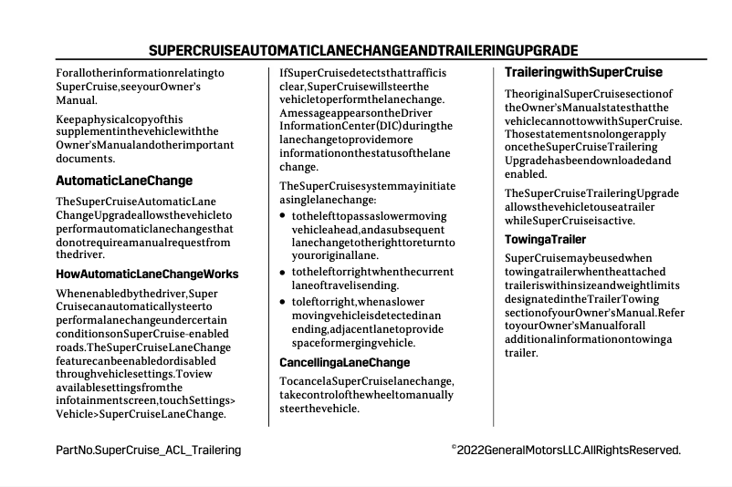 Página 1 del manual Manual de usuario Cadillac Escalade ESV (2021)