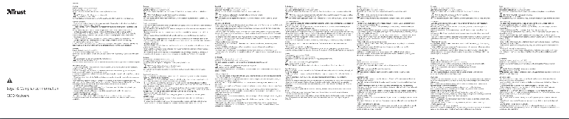 Page n°1 - Manuel utilisateur Trust Ziva 21657