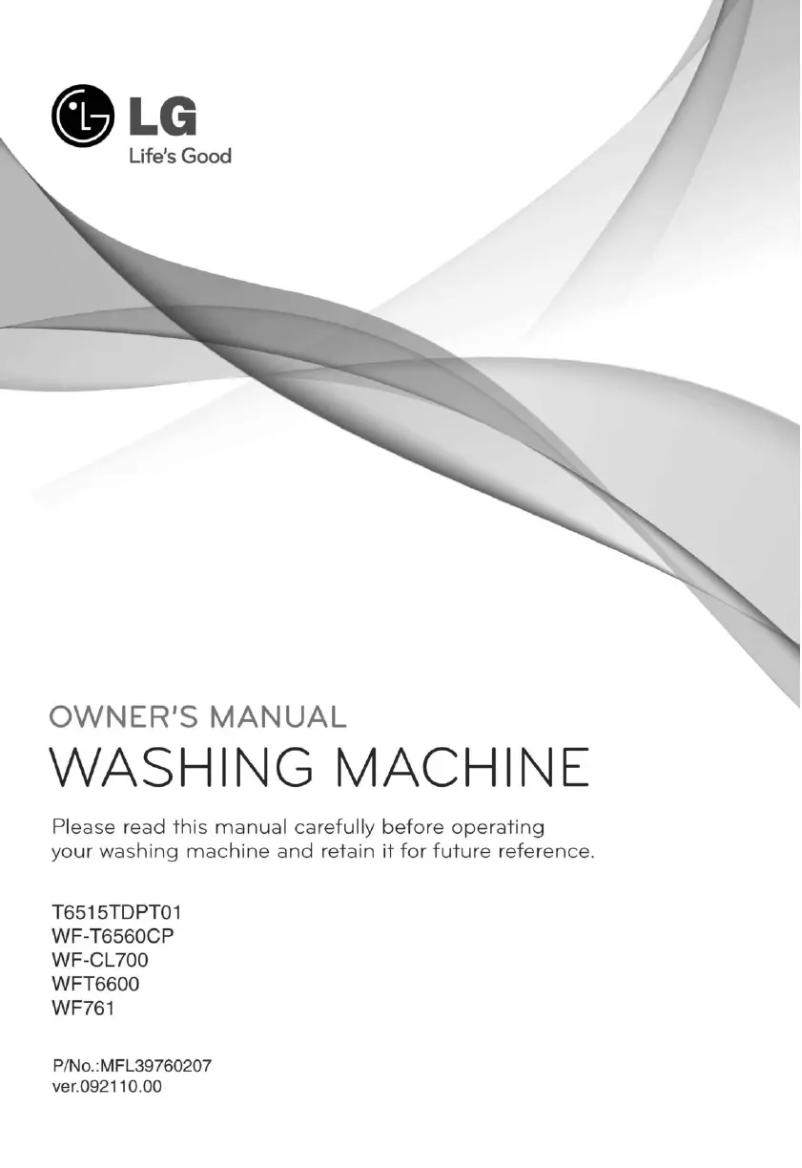 Page n°1 - Manuel utilisateur LG WF-CL700