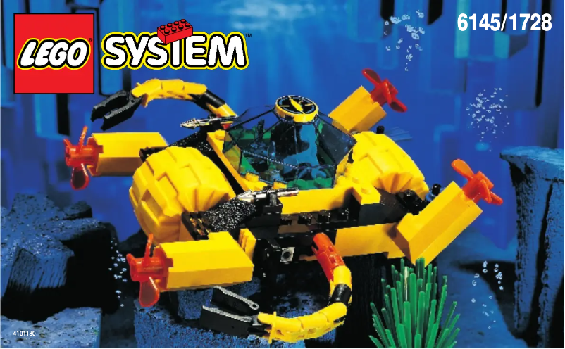 Page 1 de la notice Manuel utilisateur Lego AQUA AMPHIBIAN CRAFT