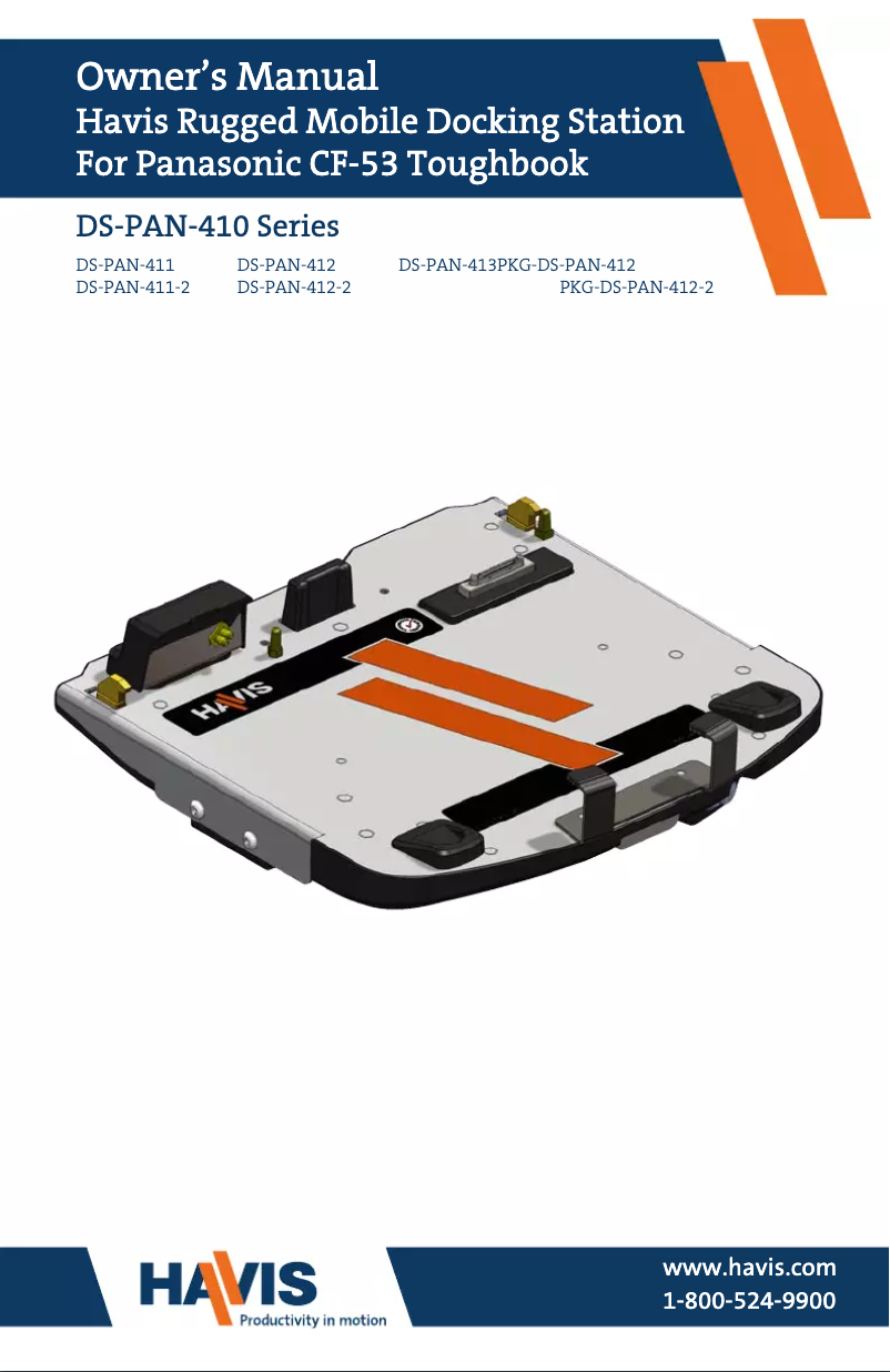 Imagen de la primera página del manual del dispositivo DS-PAN-412-2