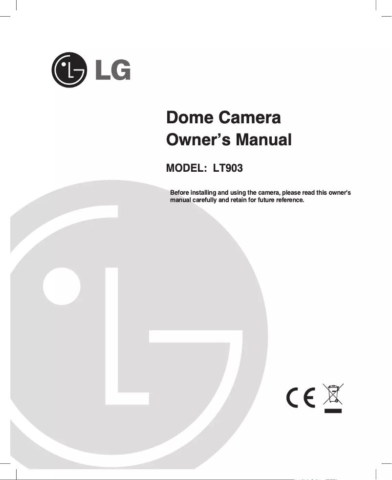 Page 1 de la notice Manuel utilisateur LG LT903P