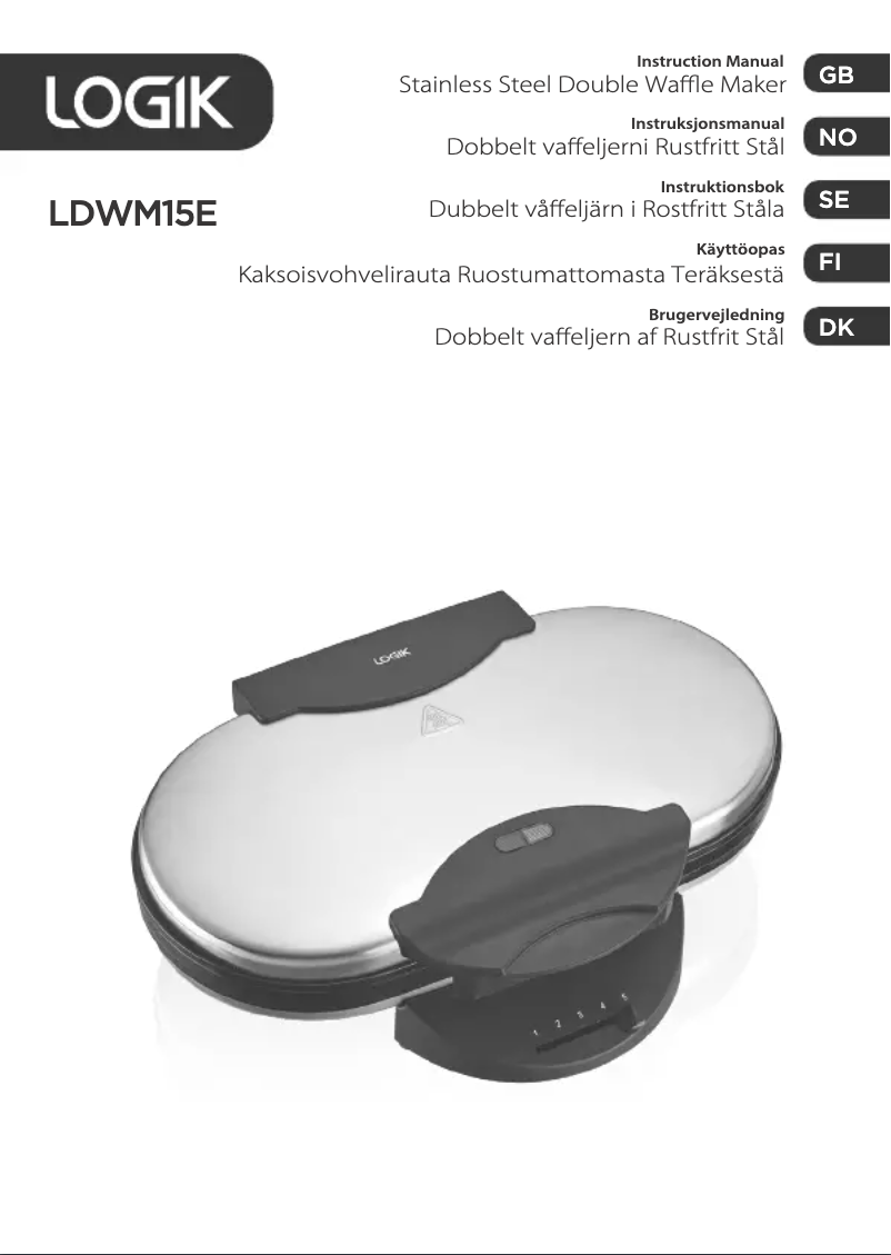 Page n°1 - Manuel utilisateur Logik LDWM15E