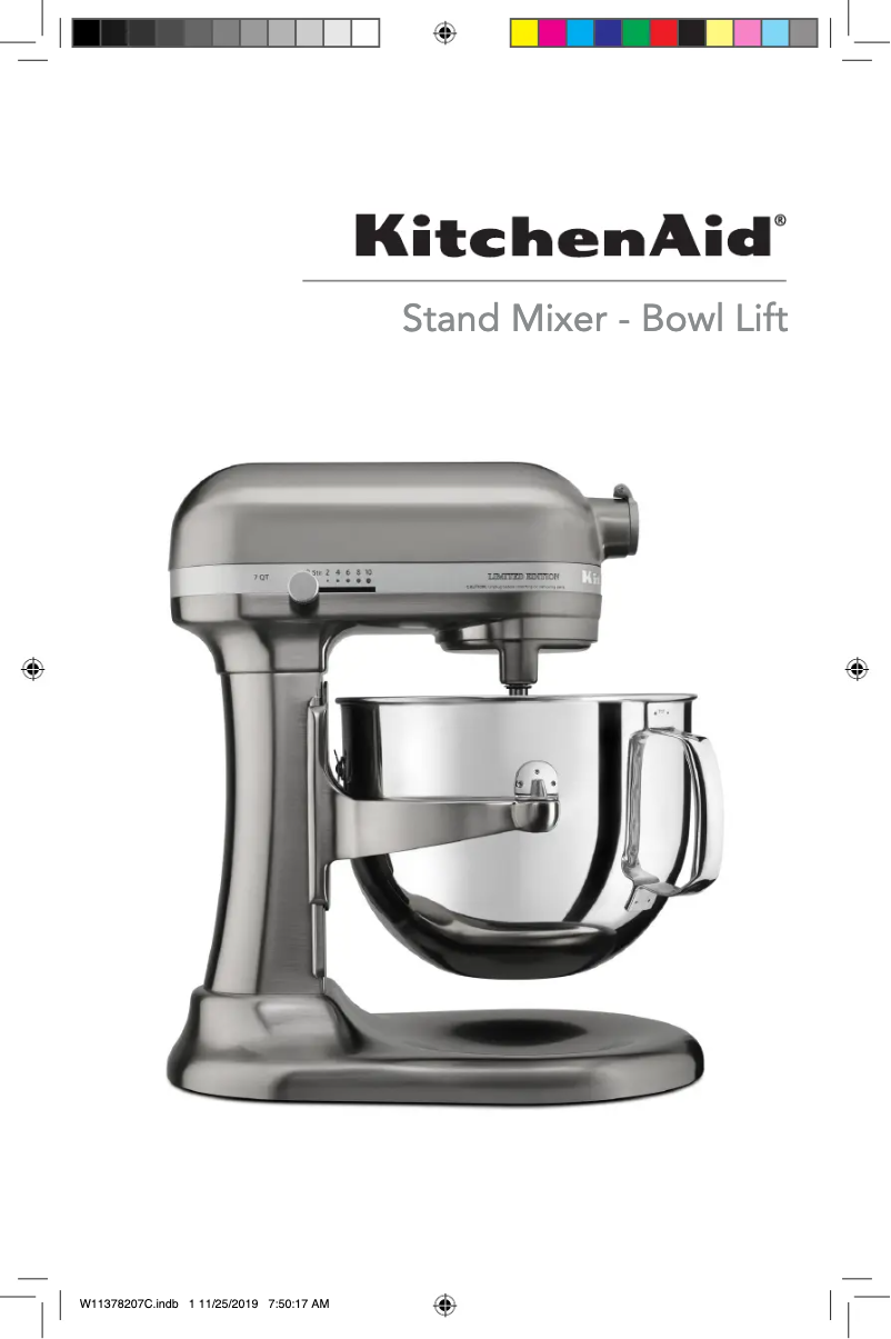 Página 1 del manual Manual de usuario KitchenAid KSM6521XCA
