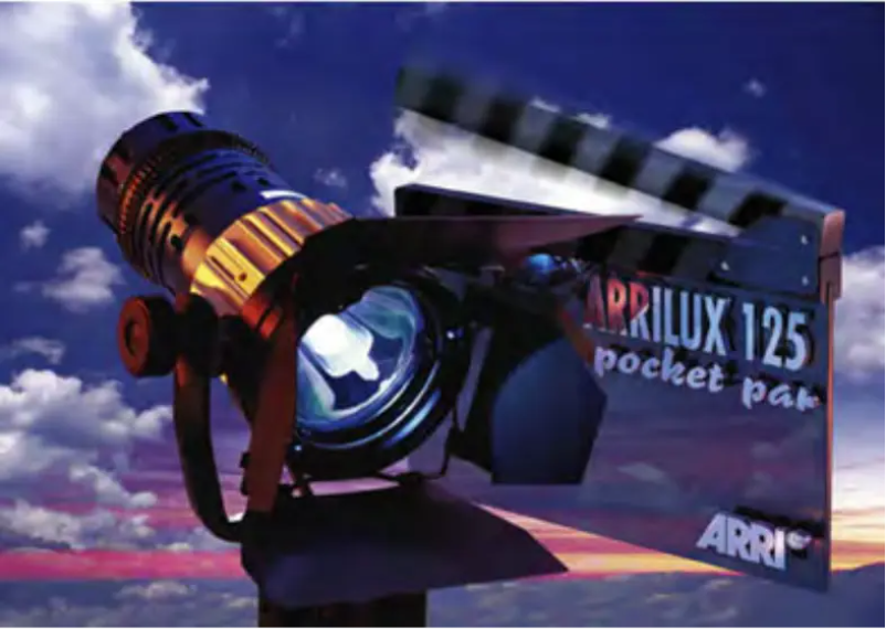 Page 1 de la notice Manuel utilisateur ARRI ARRILUX 125