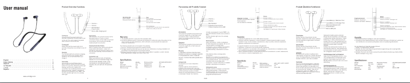 Page n°1 - Manuel utilisateur Umidigi Ubeats