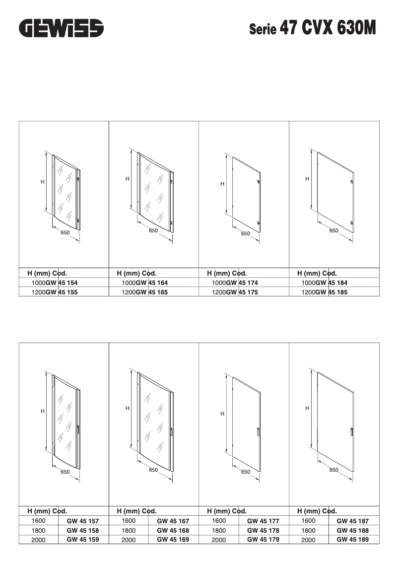 Page 1 de la notice Manuel utilisateur Gewiss GW45174