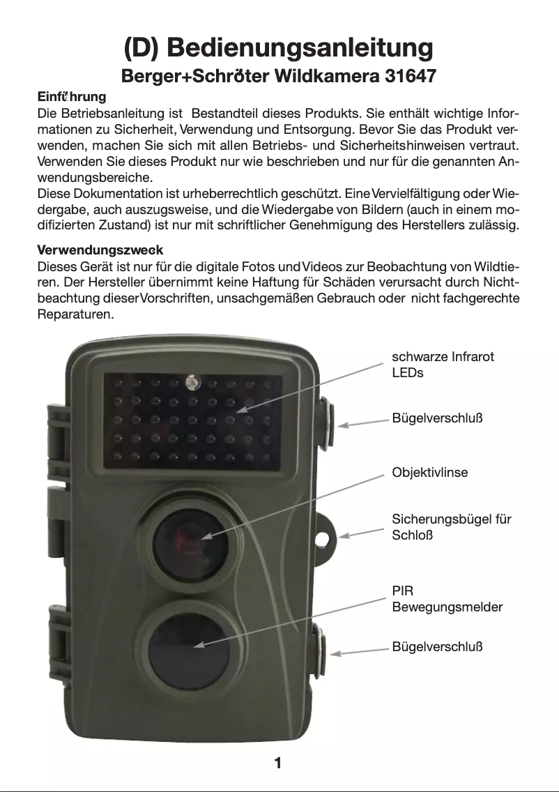 Image de la première page du manuel de l'appareil 31647