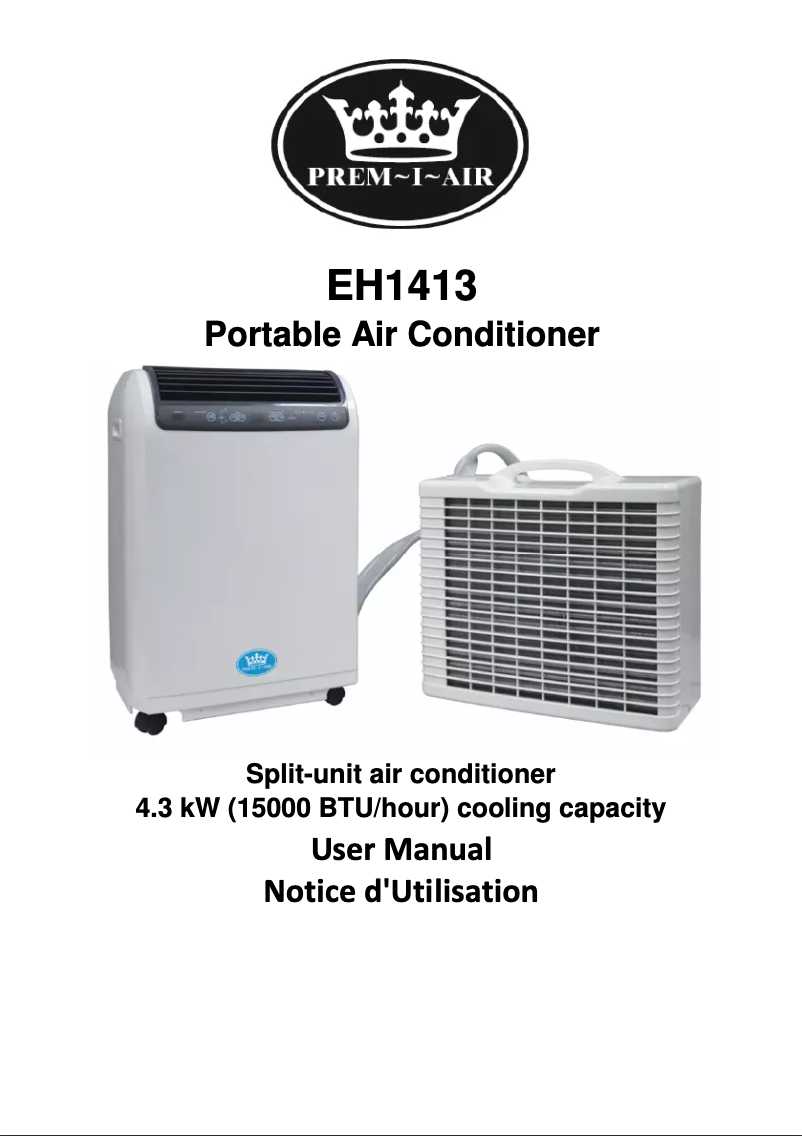 Page n°1 - Manuel utilisateur Prem-I-Air EH1413