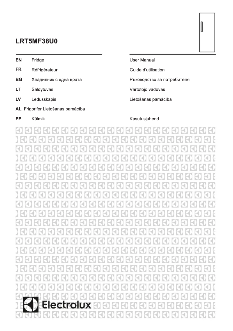 Page 1 de la notice Manuel utilisateur Electrolux LRT5MF38U0