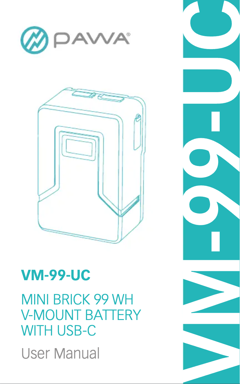 Page n°1 - Manuel utilisateur Pawa VM-99-UC