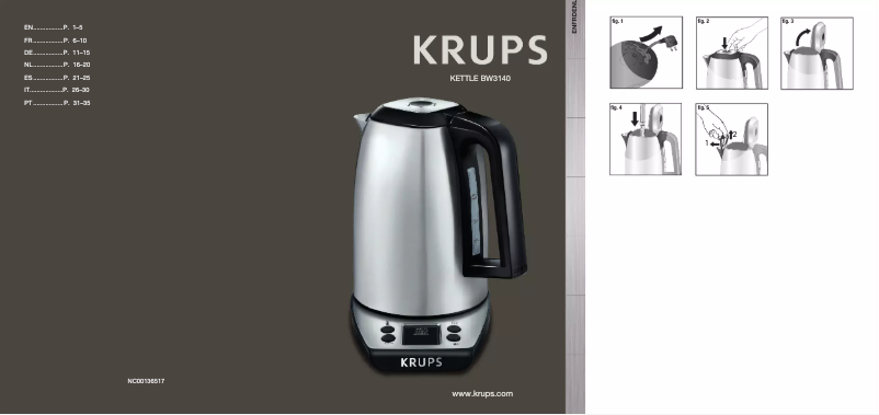 Image de la première page du manuel de l'appareil Savoy Control BW3140