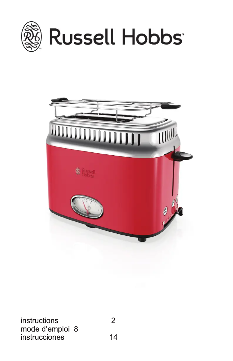 Image de la première page du manuel de l'appareil Retro TR9150